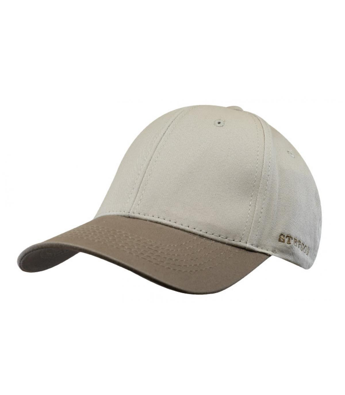 Baseball Cap Cotton brown beige Stetson